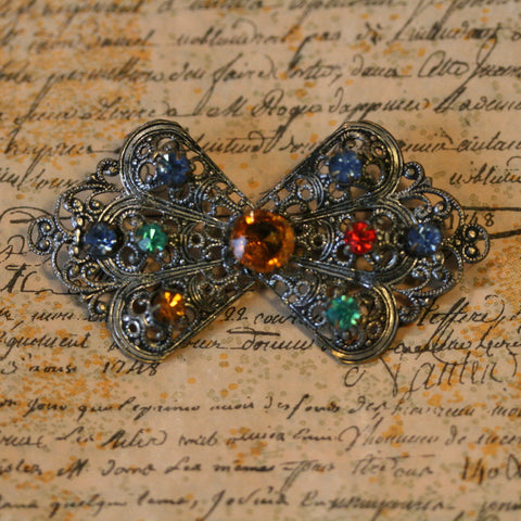 Picture of Filigree bow brooch